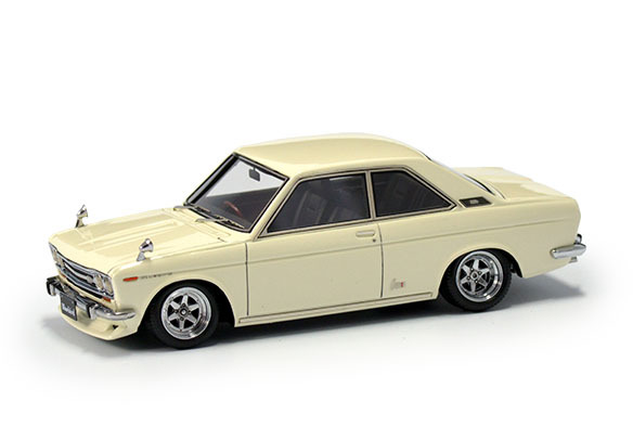 Datsun Bluebird Coupe （KP510） White RonshanType-Wheel